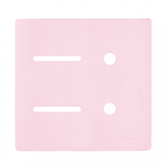 Placa p/ 2 Interruptores + 2 Furos 4x4 - Novara Pétala 